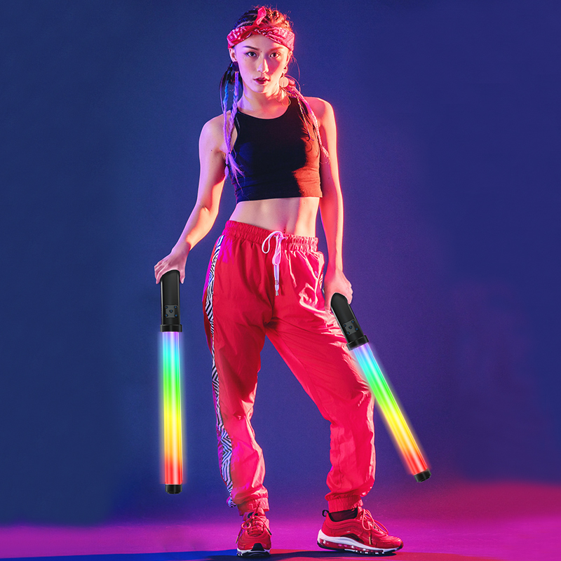 Photography Lighting Types - Doppelseitige leuchtende tragbare 42-teilige RGB-Lichtperlen Handheld