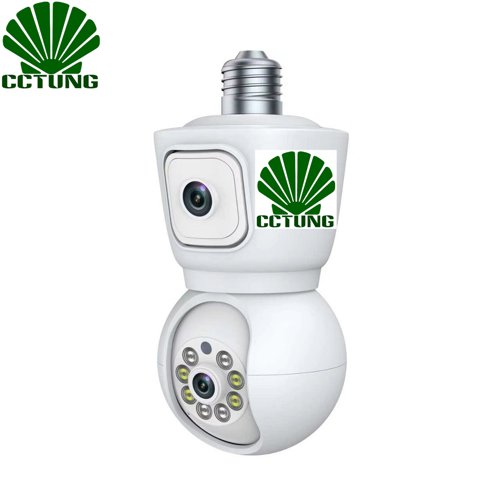 Photography Lighting Continuous - WLAN 360° Panorama-Glühbirnenkamera mit E27-Fassung &