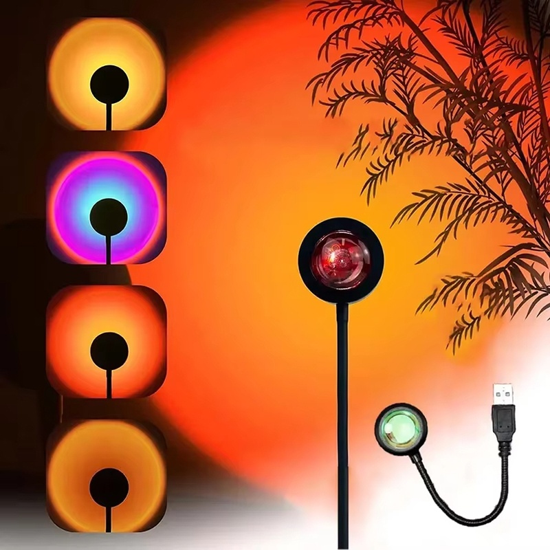 Photography Lighting Wall - USB Lade LED Sonnenuntergang Licht Bunte
