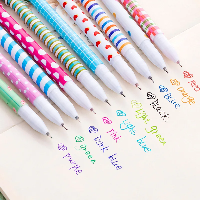Coloured Gel Set - 10 Teile/schachtel Nette Schreibwaren 10 Farbe