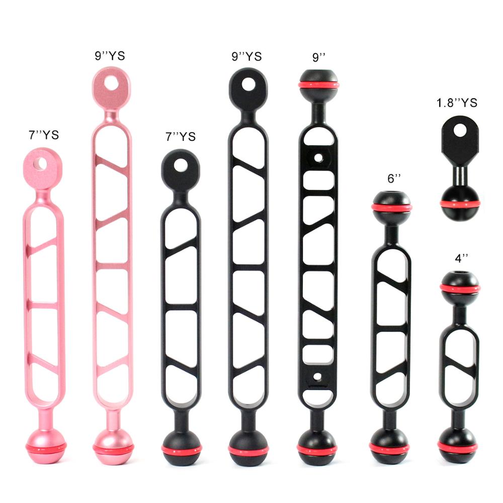 Photography Lighting Setup - Nitescuba Tauch-Aluminium-Kugeladapter Ys-Halterung Lichtarmhalterung Gelenk-Schmetterlingsclip Tg6