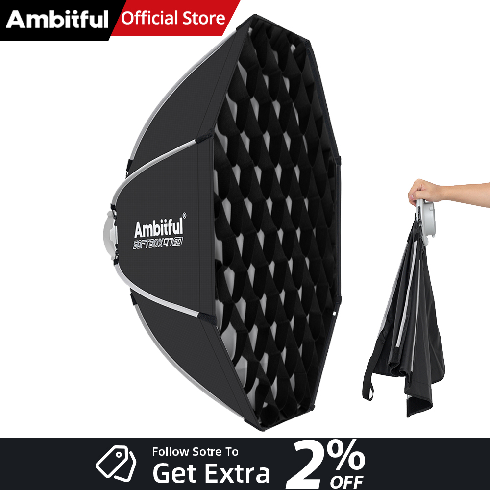 Photography Lighting Setup - AMBITFUL Q7II 55/65/90cm Bowens Mount Oktagonale