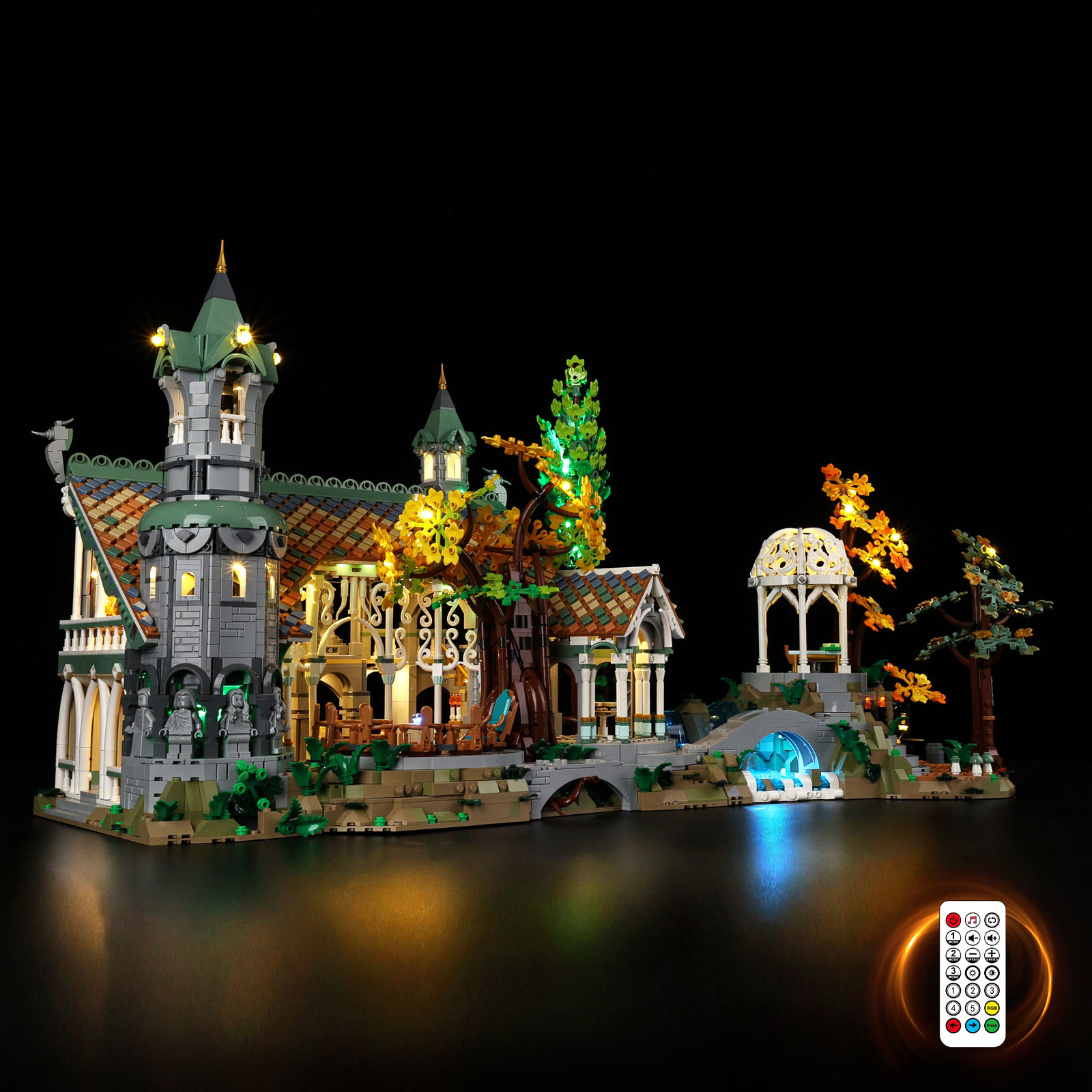 Led Ring Light 18 - Kyglaring LED-Licht-Set geeignet für Lego 10316