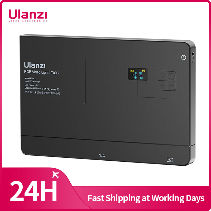 Photography Lighting Continuous - Ulanzi LT003 15 W RGB-Videoleuchte, Vollfarb-Panel-Licht,