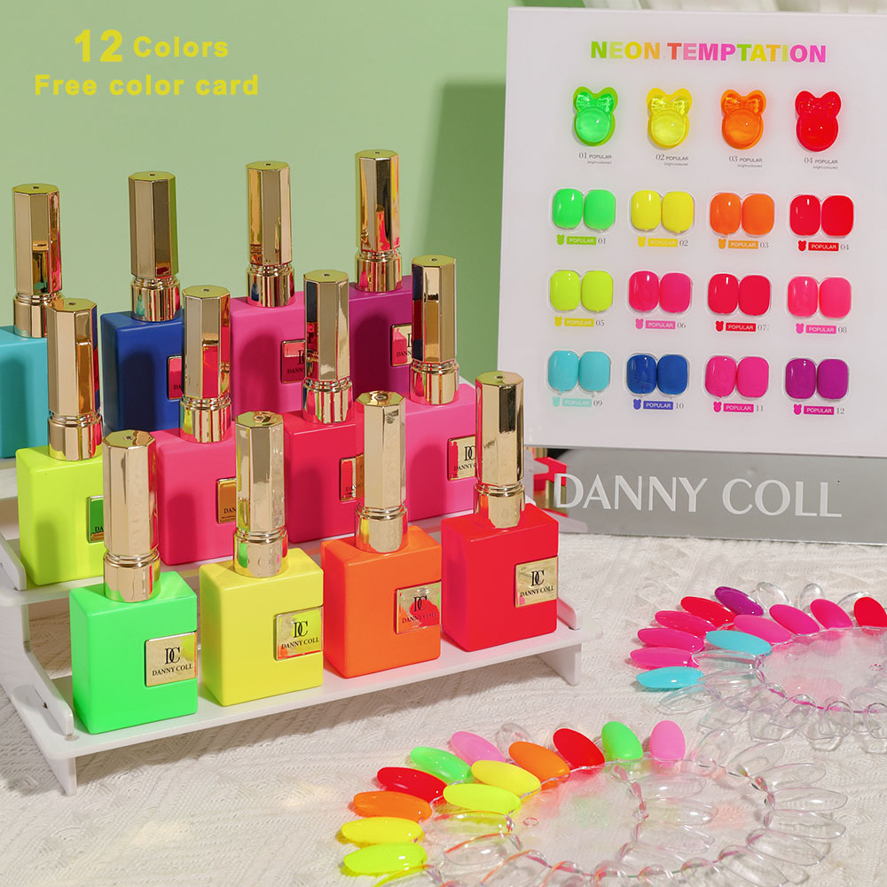 Coloured Gel Set - Frühling Sommer Bunte Fluoreszenz Gel Nagellack