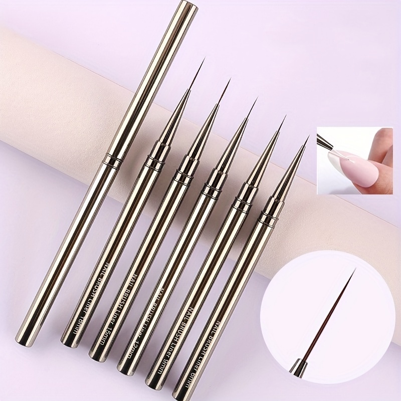 Coloured Gel Set - 5PCS Nail art Liner Pinsel Hand