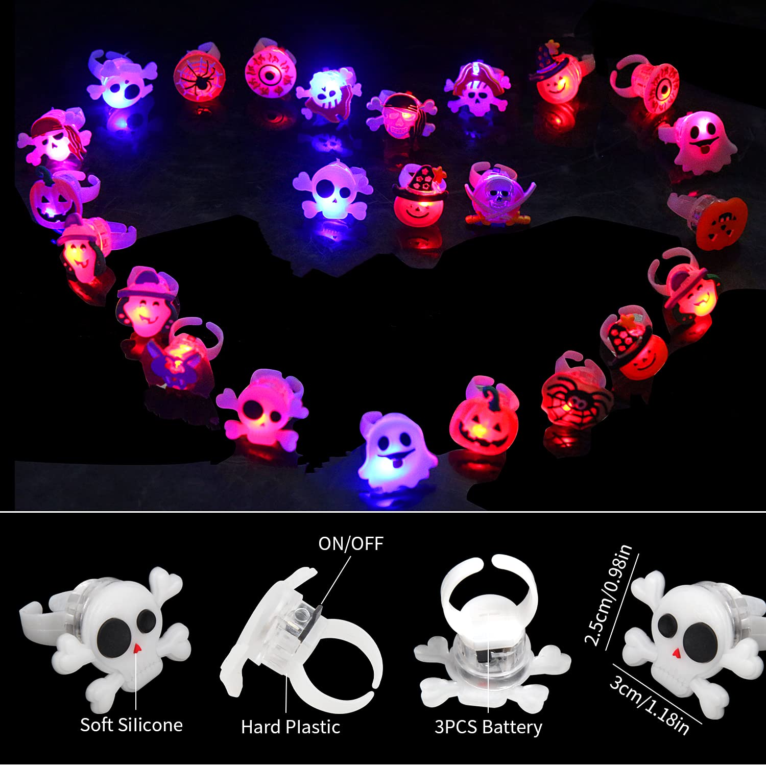 Halloween-Leuchtringe für Kind – Led Ring Light 18 Bewertung und Preis