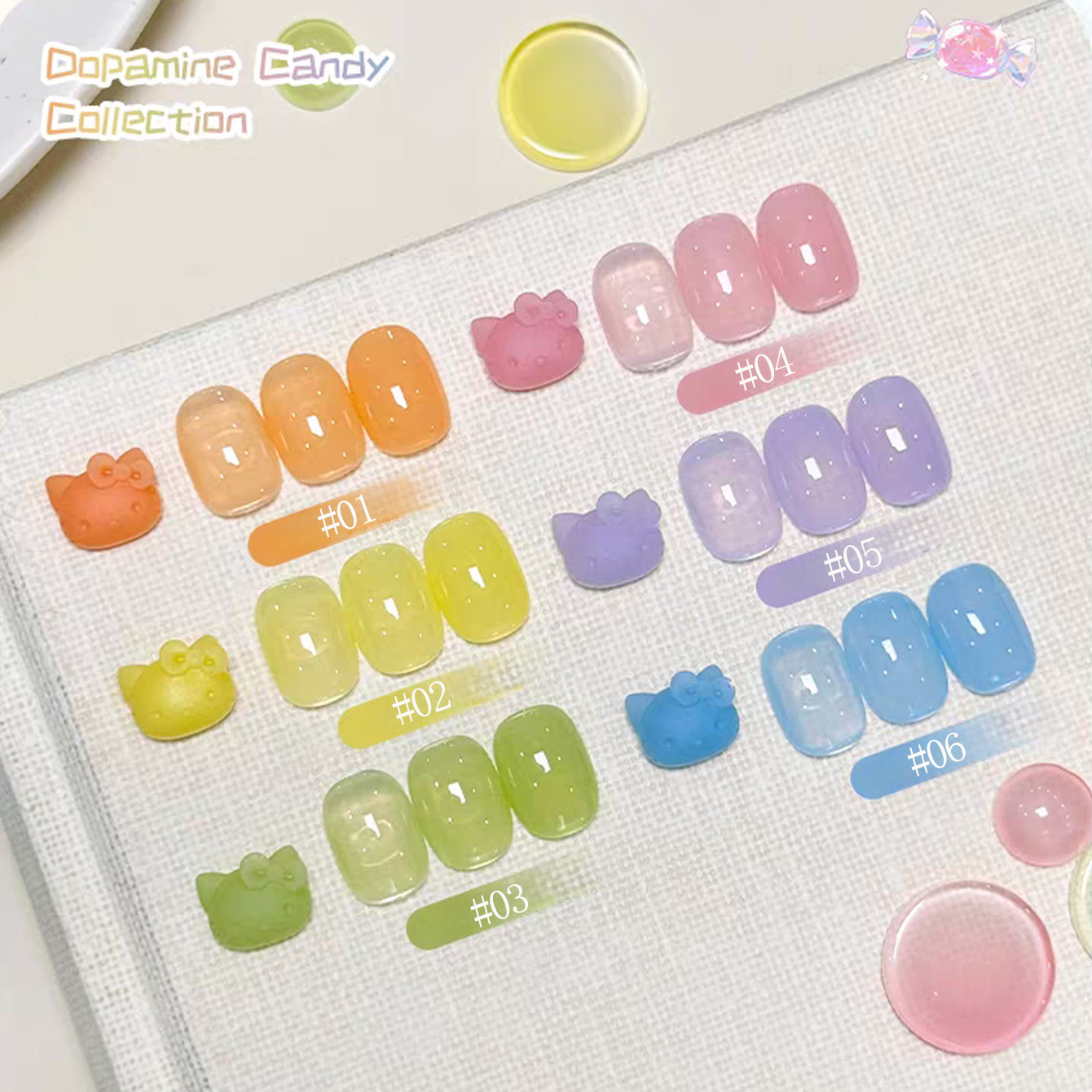 1 Stück WS Ice Transparent Dop – Coloured Gel Set Bewertung und Preis