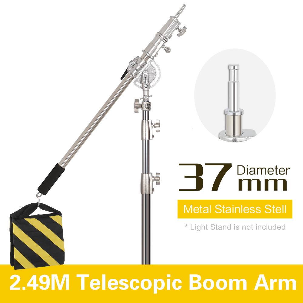 2,49 m Länge Kreuzarm Edelstah – Photography Lighting For Products Bewertung und Preis