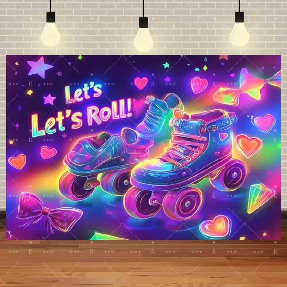 Rollschuh-Themen Geburtstagspa – Photography Lighting And Backdrop Bewertung und Preis