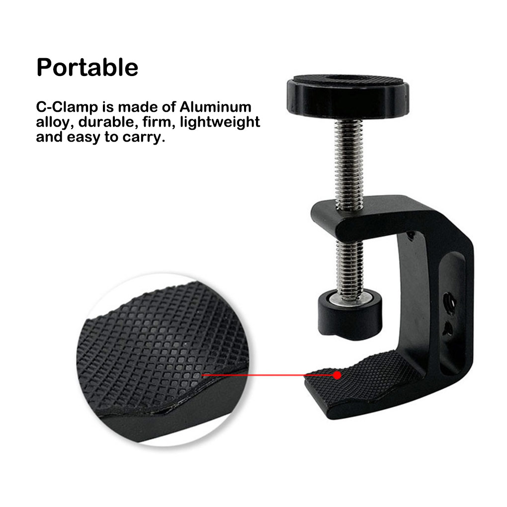 C-förmige Klemme aus Aluminium – Photography Lighting Types Bewertung und Preis