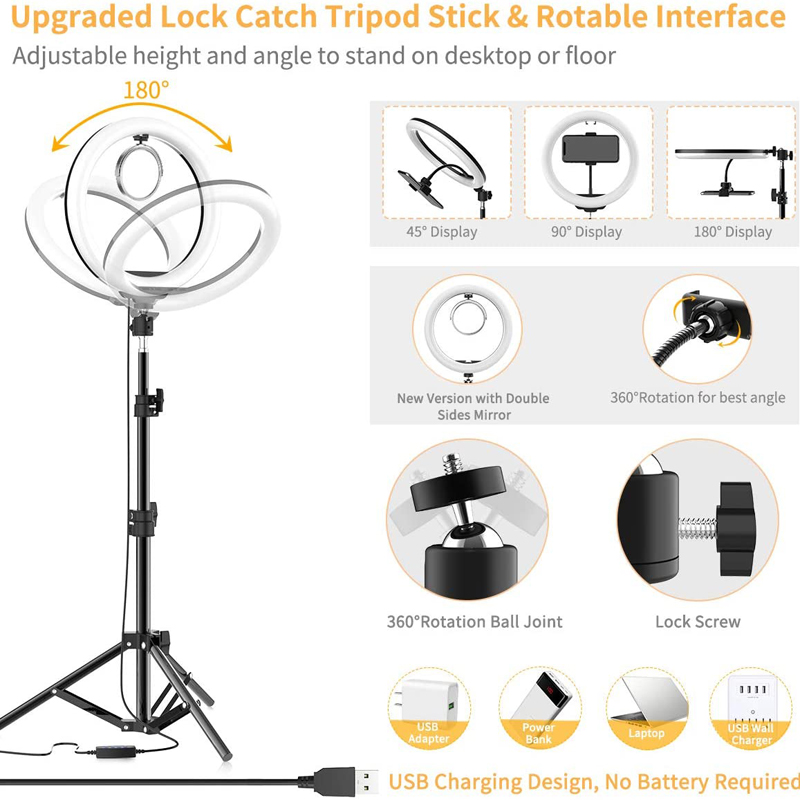 Videoleuchte 16/26/33cm Selfie – Photography Lighting For Products Bewertung und Preis