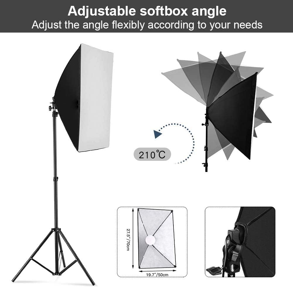 Fotografie-Softbox-Beleuchtung – Photography Lighting Setup Bewertung und Preis