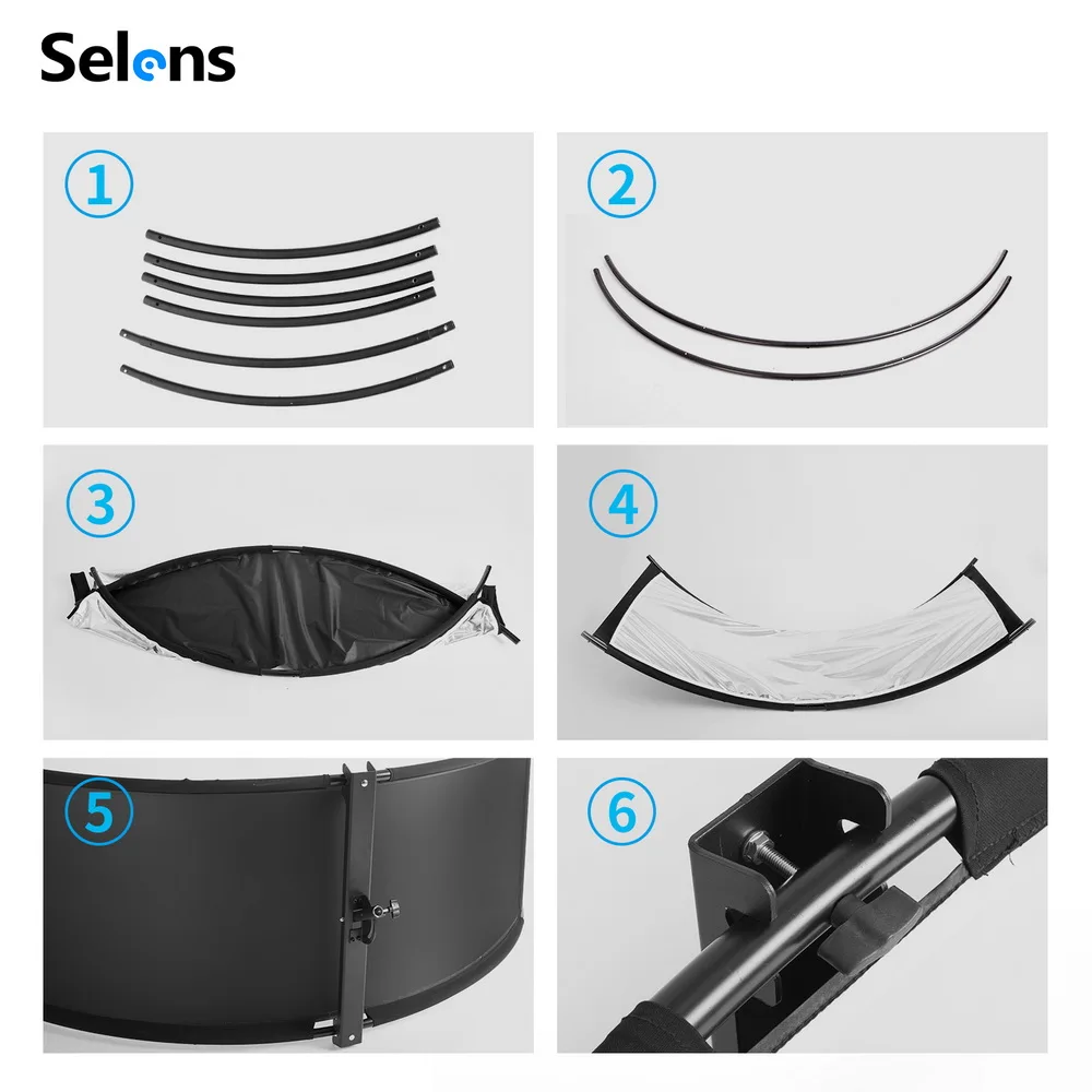 Selens 4-IN-1 U-Typ 105 x 260  – Photography Lighting Types Bewertung und Preis