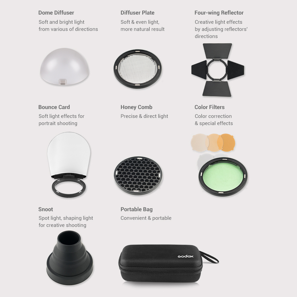 Godox AK-R1 blitz zubehör set  – Photography Lighting Setup Bewertung und Preis