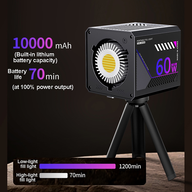 60W RGB Videoleuchte Tragbares – Photography Natural Lighting Bewertung und Preis