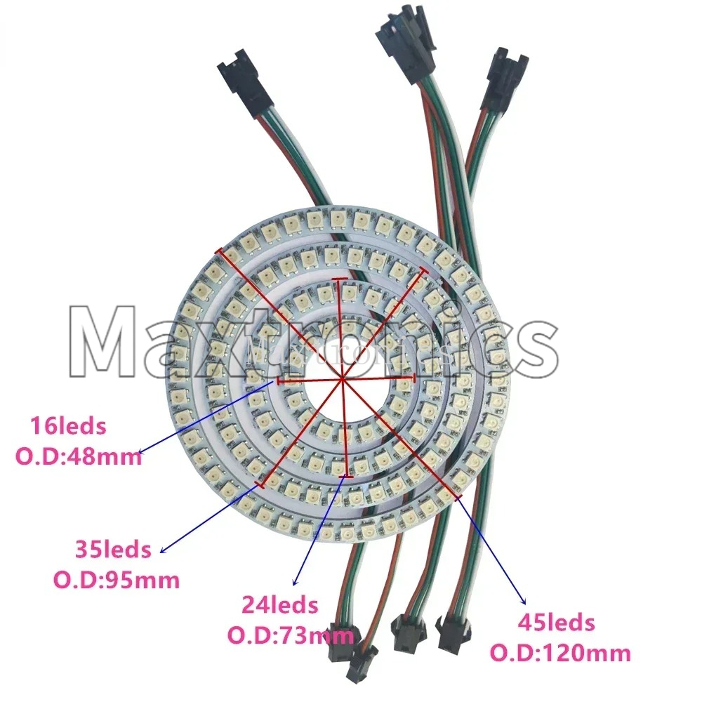 WS2812B FCOB RGB LED-Ring 18/3 – Led Ring Light 18 Bewertung und Preis