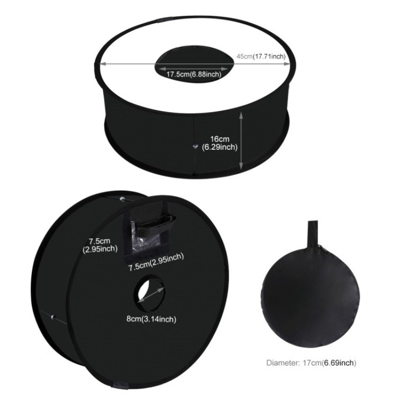 Faltbarer 45cm Ringblitz-Softb – Photography Lighting Types Bewertung und Preis